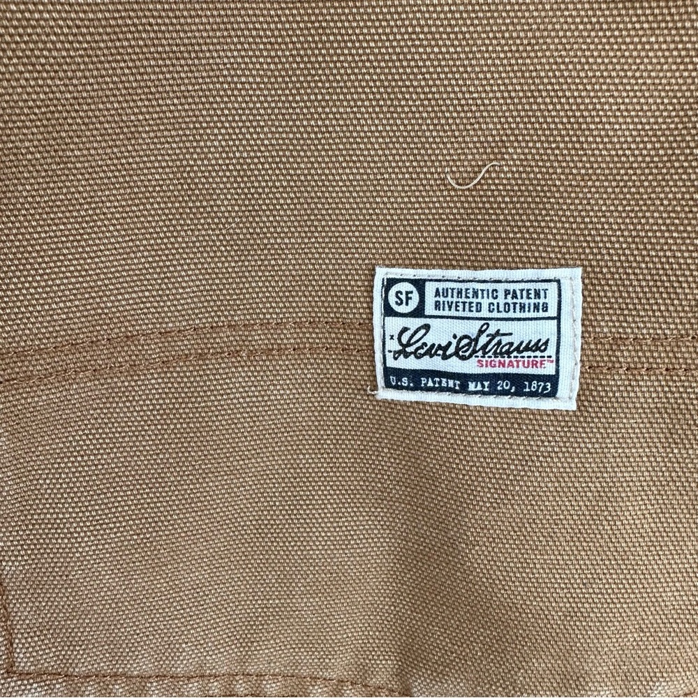 Levi’s Strauss Professional Grade Workwear 100%Cotton Coveralls Tan Men’sW44 L32 - Picture 6 of 9